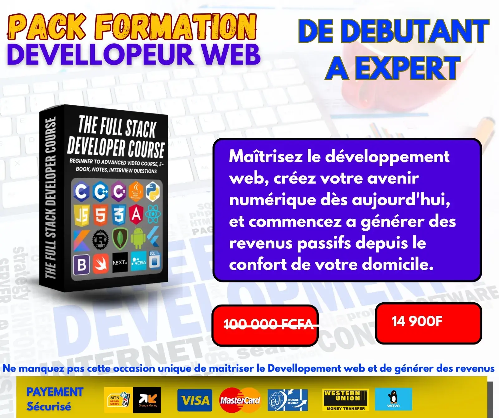PACK EN DEVELOPPEMENT WEB ET MOBILE